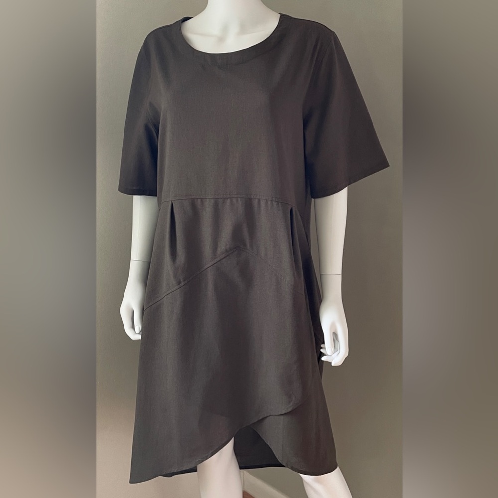 Tebreux Olive green dress -POCKETS!!